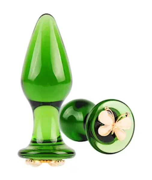 Lucent Butterfly Glass Butt Plug — image 2 of 2
