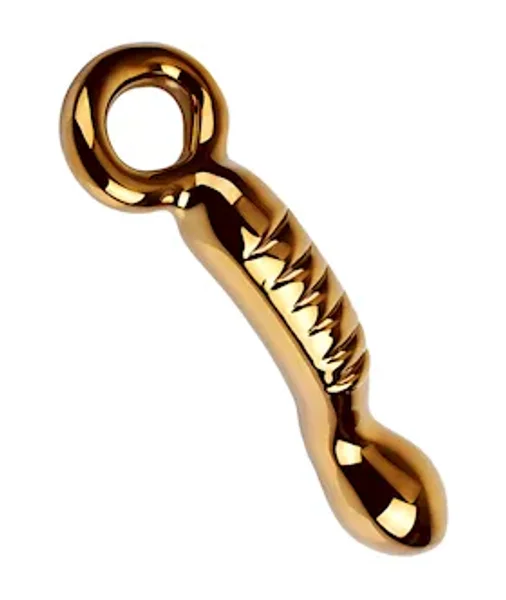 Lucent Golden Glass Massage Wand — image 4 of 4