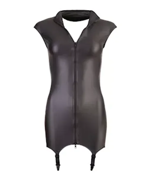 Dress With Suspender Straps And Zip — image 7 of 8
