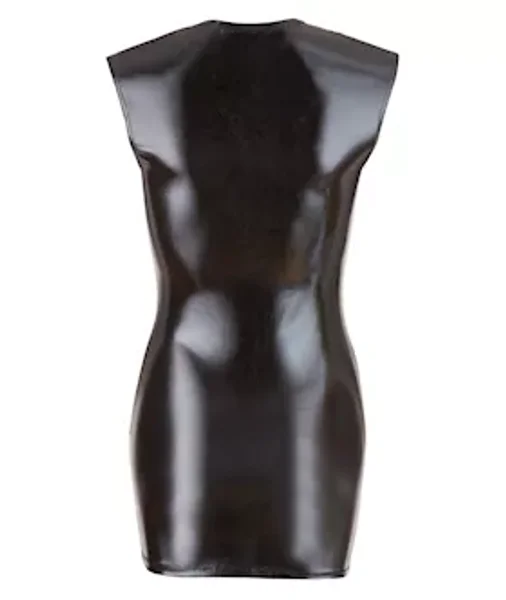 Wetlook Dress With 2-way Zip — image 8 of 8