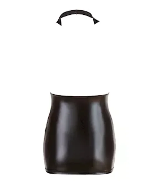 Deep V Wetlook Mini Dress — image 8 of 8
