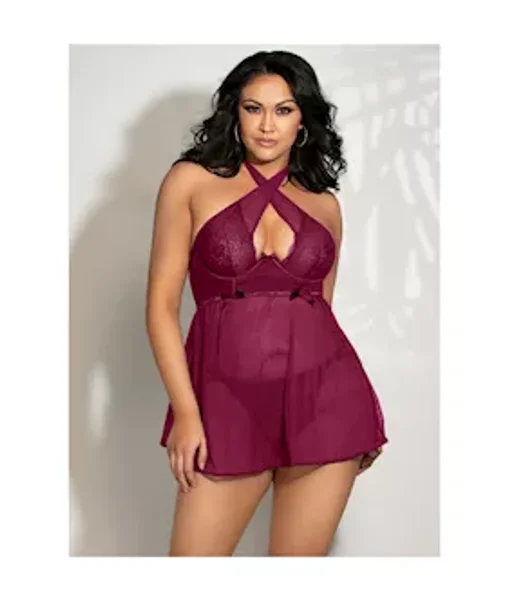 Drama Queen 2-piece Babydoll Set — image 3 of 4