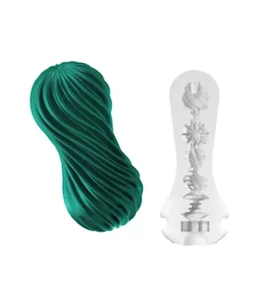 Tenga Flex Fizzy Green Masturbator — image 4 of 4