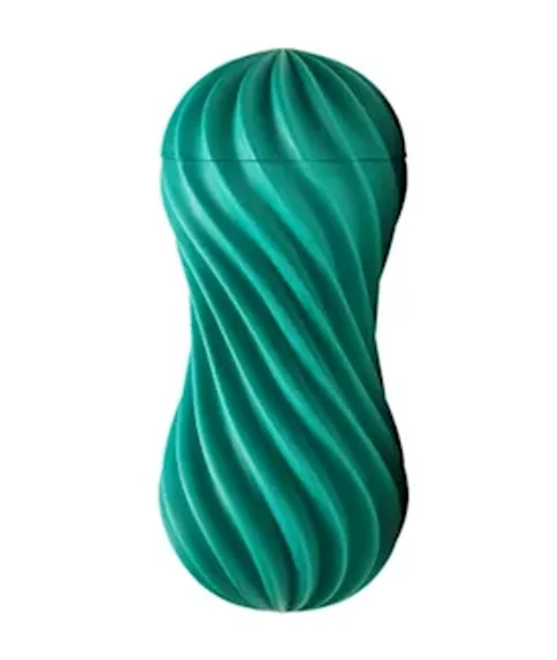 Tenga Flex Fizzy Green Masturbator — image 3 of 4