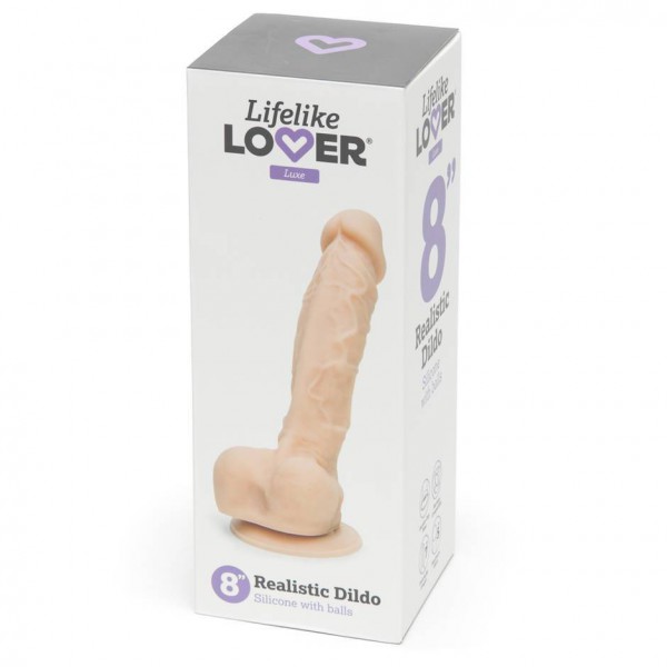Lifelike Lover Luxe Silicone Realistic Dildo 8 Inch