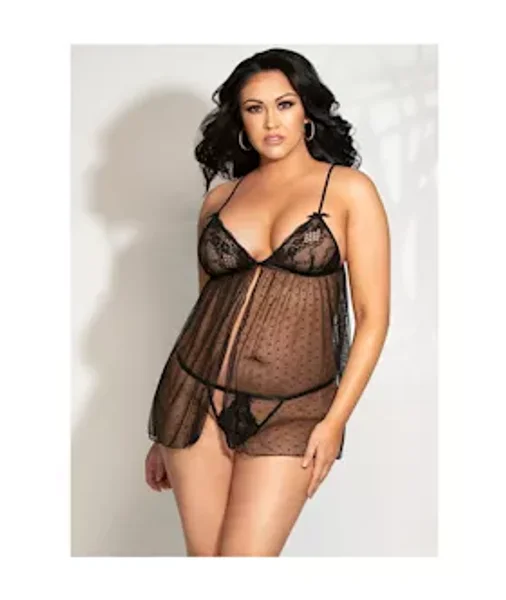 Angelic 2-piece Babydoll Set — image 3 of 4