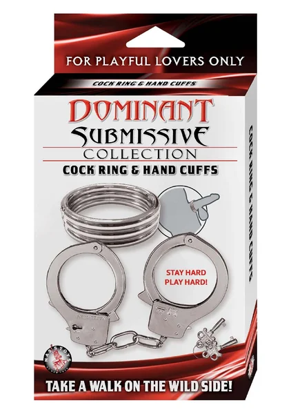 Dominant Submissive Cockring and Handcuffs — image 7 of 7
