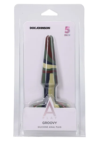 A-Play - Groovy - Silicone Anal Plug - 5" — image 9 of 12