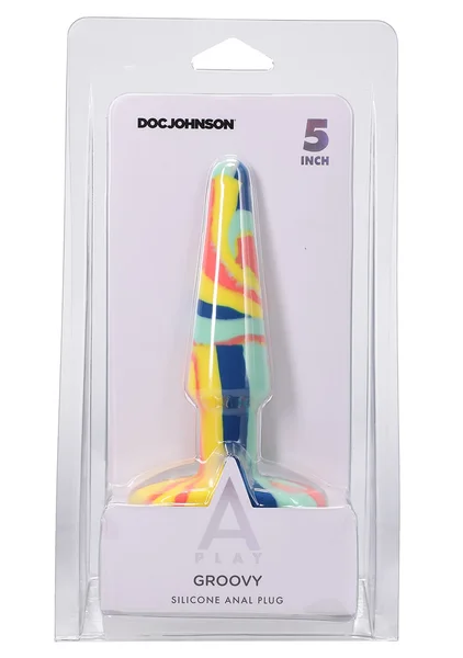 A-Play - Groovy - Silicone Anal Plug - 5" — image 6 of 12
