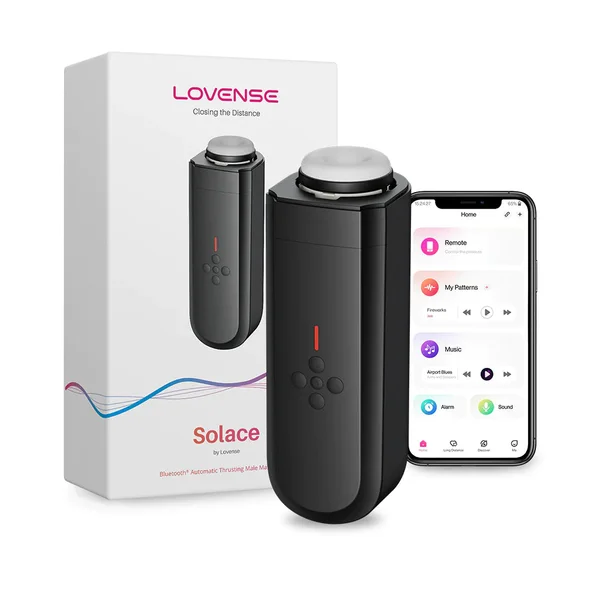 Lovense Solace App Controlled Automatic Thrusting Penis Masturbator — image 21 of 25