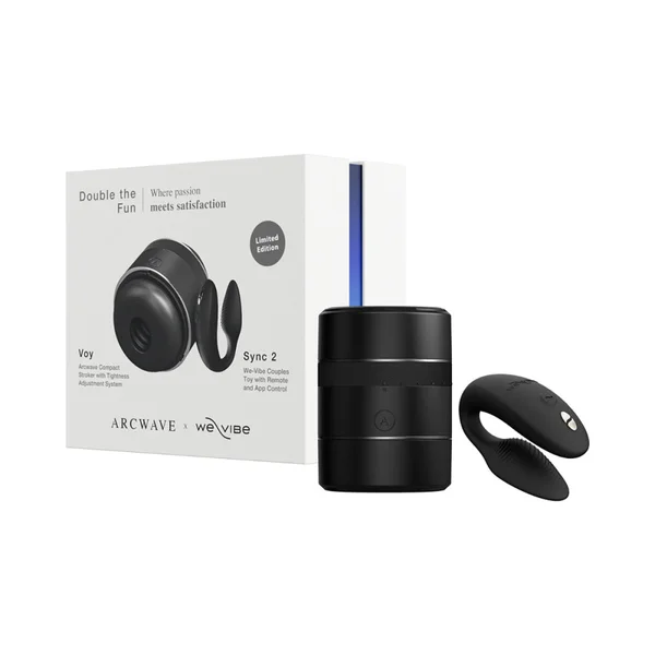 Double the Fun Couples Kit With Arcwave Voy Stroker & We-Vibe Sync 2 Couples Vibrator — image 23 of 25