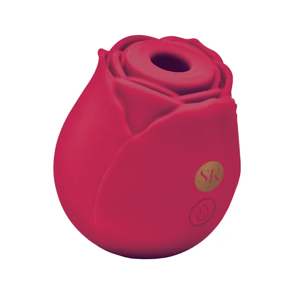 Secret Kisses Rosegasm Rechargeable Silicone Clitoral Pressure Wave Stimulator - Red — image 9 of 11