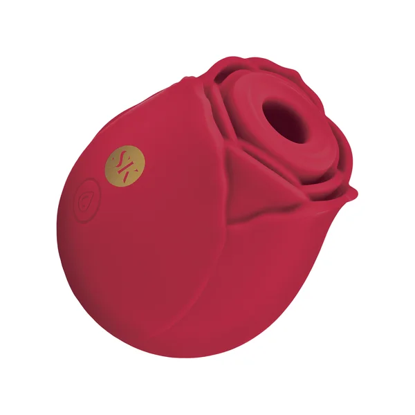 Secret Kisses Rosegasm Rechargeable Silicone Clitoral Pressure Wave Stimulator - Red — image 8 of 11