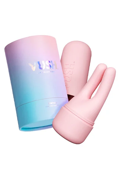 Vush Swish 4.6" Clitoral Vibrator with Dual Tips — image 4 of 6