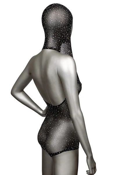 California Exotic Radiance V Neck Bodysuit with Hood — image 9 of 12
