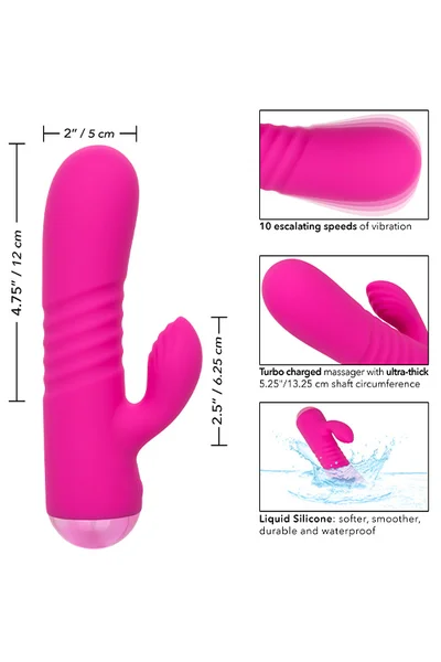 California Exotic Chubby Honey 7.5" Rabbit Vibrator — image 10 of 15
