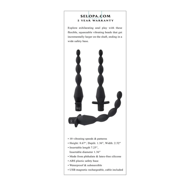 Selopa Vibrating Butt Beads — image 11 of 11