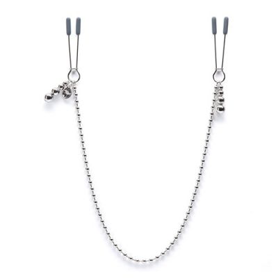 At My Mercy chained nipple clamps