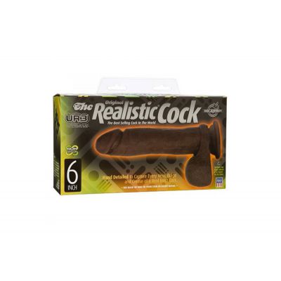 The Realistic Cock UR3 6inch Black