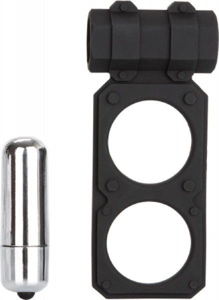 Silicone Lovers Gear Figure 8 Enhancer (Black)