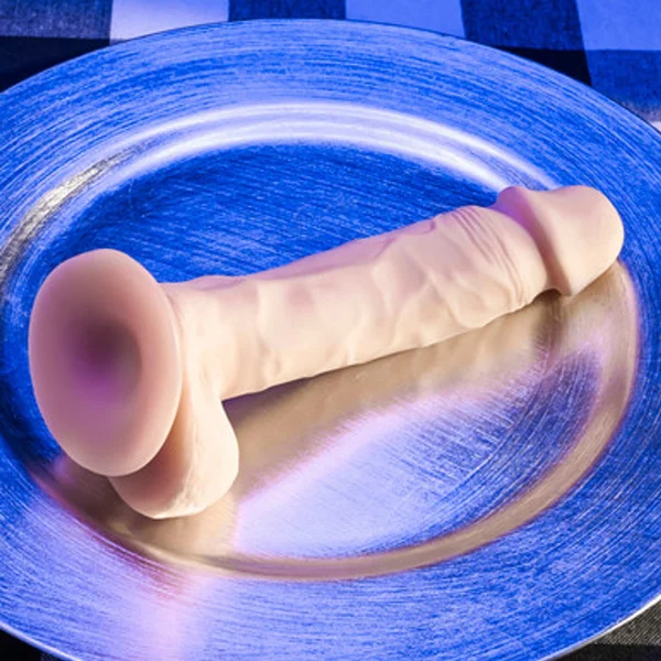 Natural Feel 6.5 Inch Dildo in Light — image 10 of 10