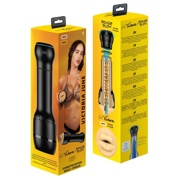 Kiiroo PowerBlow & Feel Victoria June mouth Combo Set — image 15 of 23