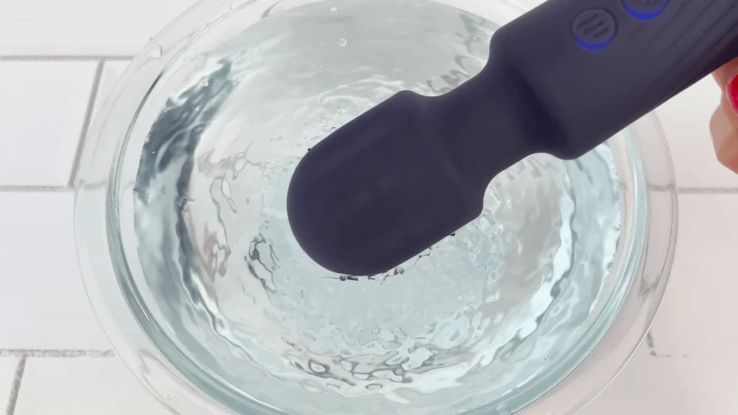 High-Power Silicone Wand Vibrator in Grey (Intense Vibrations!) — image 7 of 14