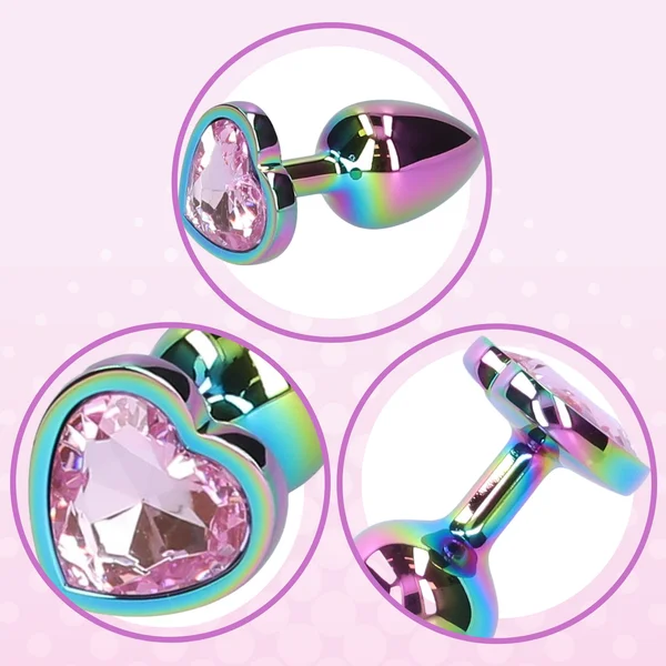 Premium Rainbow Metal Anal Plug for Muscle Control — image 21 of 25