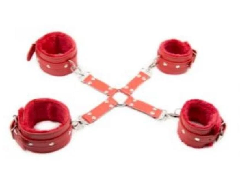 Hog Tie Restraint With Faux Fur Cuffs — image 17 of 17