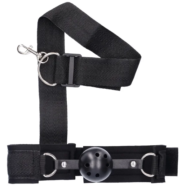 Bondage Restraints with Ball Gag and Cuffs — image 9 of 16