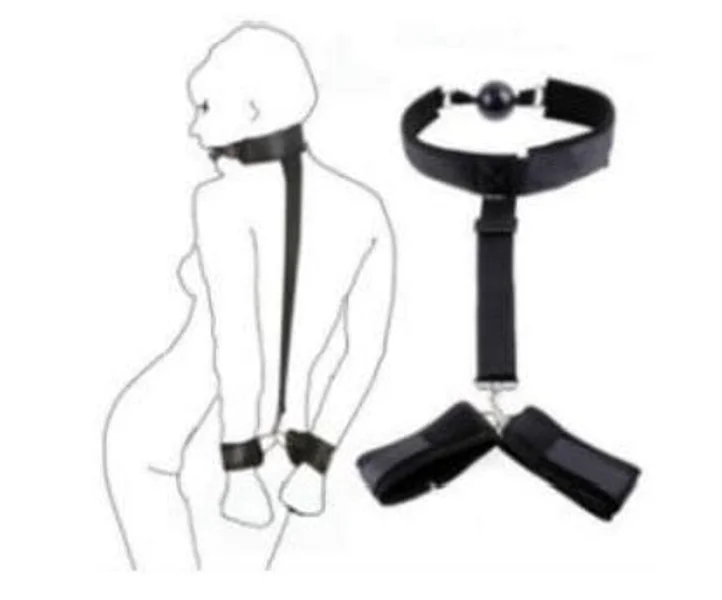 Bondage Restraints with Ball Gag and Cuffs — image 16 of 16