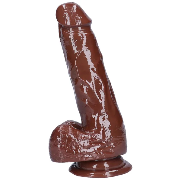 Realistic Suction Cup Dildo with Balls — image 25 of 25