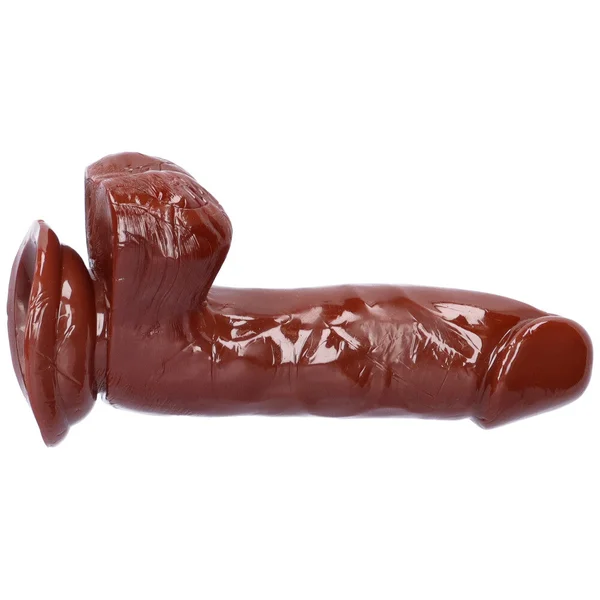 Realistic Suction Cup Dildo with Balls — image 22 of 25