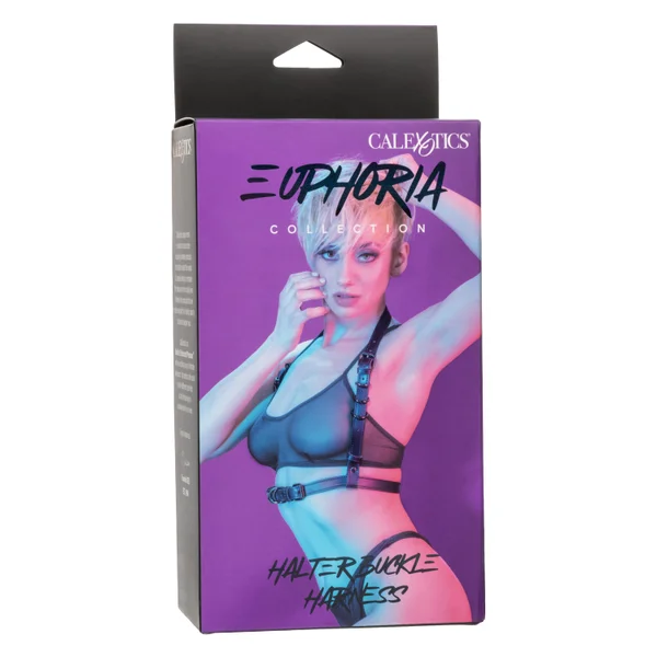 Euphoria Collection Halter Buckle Harness - Black — image 9 of 11