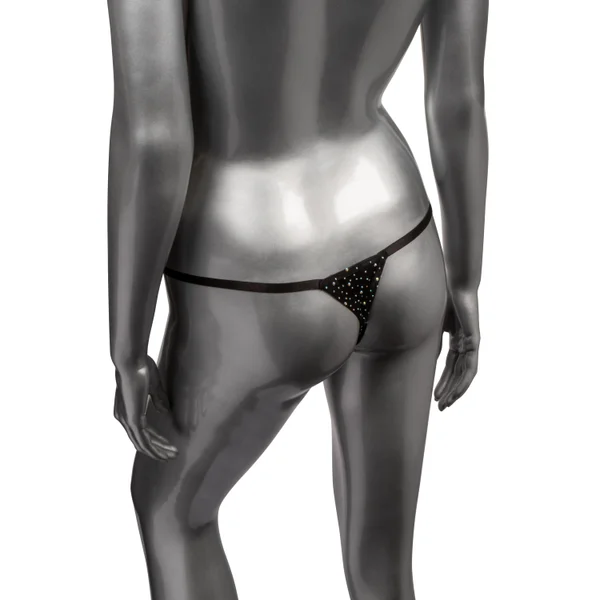 Radiance Crotchless Thong - One Size - Black — image 8 of 13
