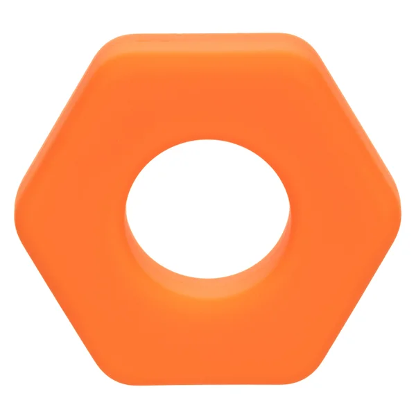 Alpha Liquid Silicone Prolong Sexagon Ring -  Orange — image 8 of 13