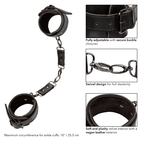 Euphoria Collection Ankle Cuffs - Black — image 16 of 16