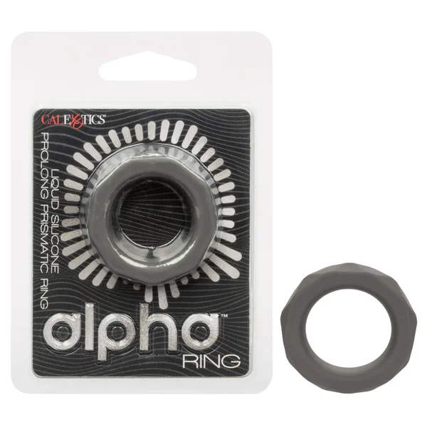 Alpha Liquid Silicone Prolong Prismatic Ring -  Gray — image 13 of 13