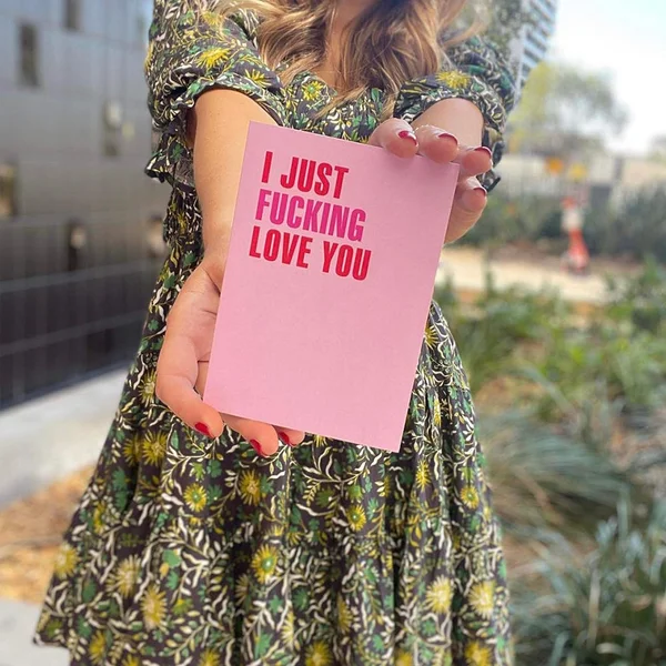 Bad On Paper I Just Fucking Love You Card — image 3 of 4