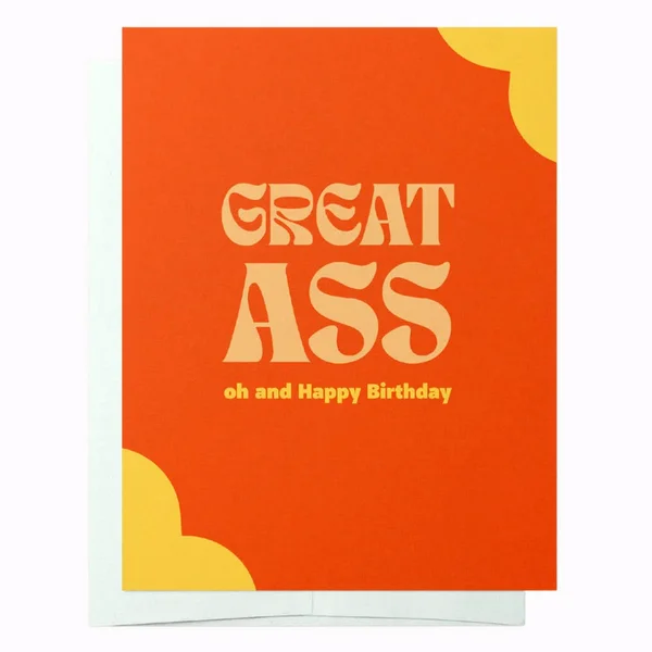 Bad on Paper Great Ass Happy Birthday Card — image 4 of 4
