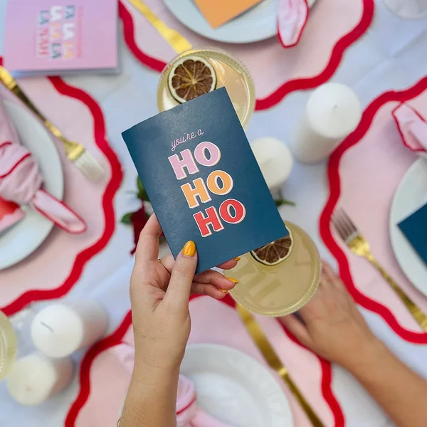 Bad on Paper You're A Ho Ho Ho Christmas Card — image 3 of 4