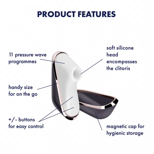 Satisfyer Pro Traveller Travel-Size Air Pulse Clitoral Stilmulator
