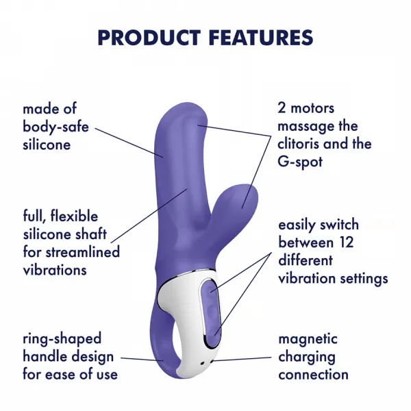 Satisfyer Magic Bunny Ring Handle Rabbit Vibrator