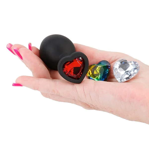 Glams Xchange Medium Interchangeable Heart Gem Butt Plug — image 5 of 5