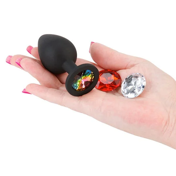 Glams Xchange Medium Interchangeable Round Gem Butt Plug — image 5 of 5