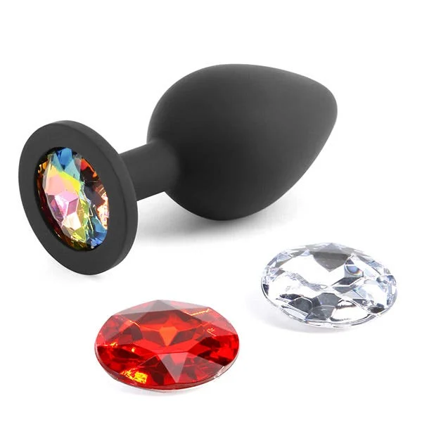 Glams Xchange Medium Interchangeable Round Gem Butt Plug — image 4 of 5