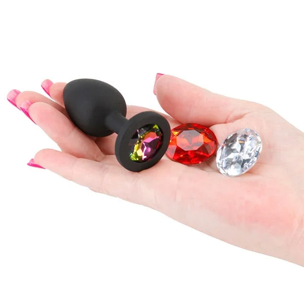 Glams Xchange Small Interchangeable Round Gem Butt Plug — image 4 of 4