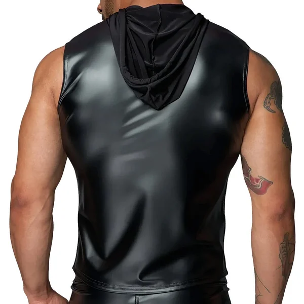 Noir Hooded Shirt 2way Zip — image 6 of 7