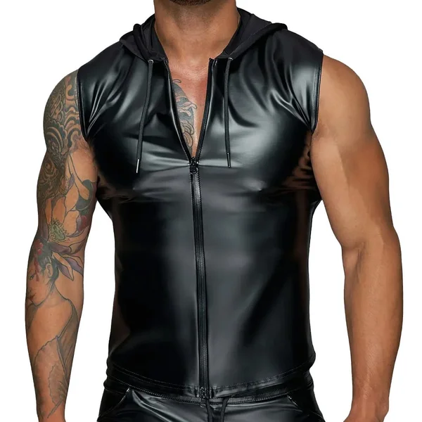 Noir Hooded Shirt 2way Zip — image 4 of 7