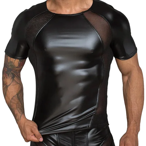 Noir Mens Tshirt Power 3D Net — image 3 of 5